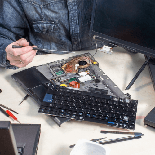 Keyboard Replacement in progress at iRepairTrust