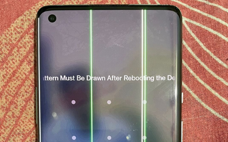 OnePlus green line issue repair
